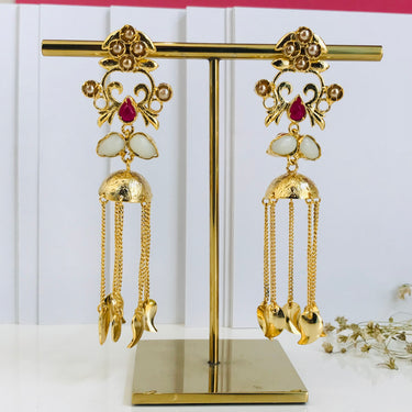 Ruby Dangler Earrings